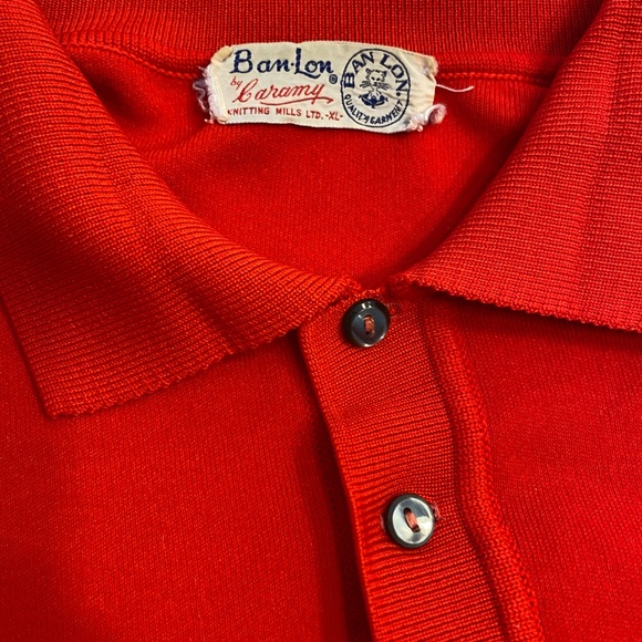 Mens long sleeve Ban Lon long sleeve embroidered collar sweater XL - Picture 1 of 6